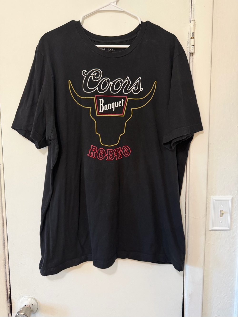 Coors Banquet Black Short Sleeve Tee - Rodeo Graphic